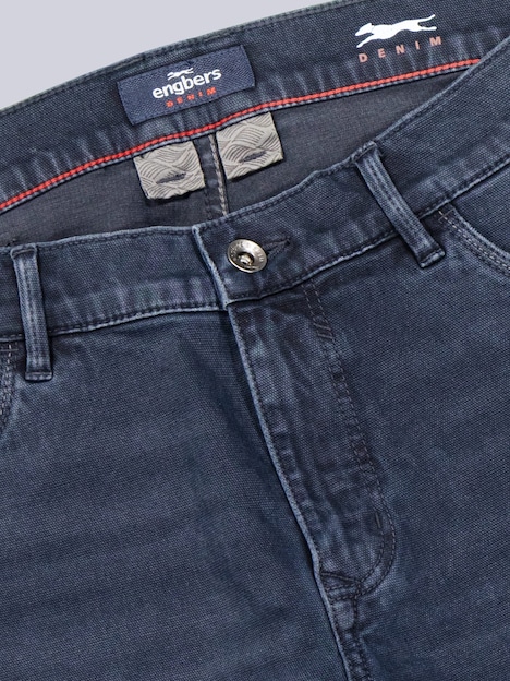 Herren Jeans 5-Pocket Superstretch , Saphirblau