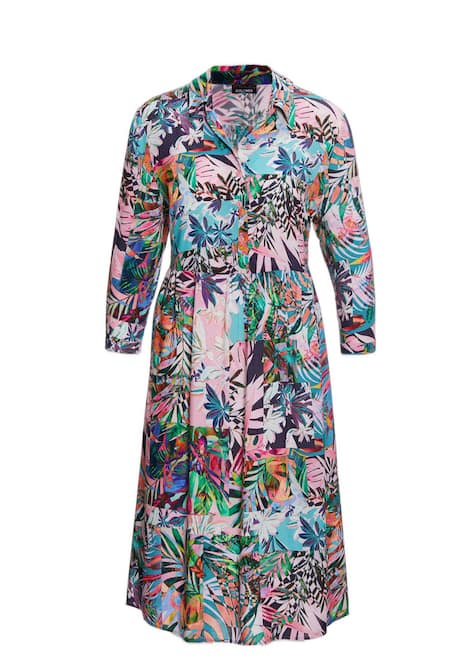 Leichtes Druckkleid aus trageangenehmer Viskose