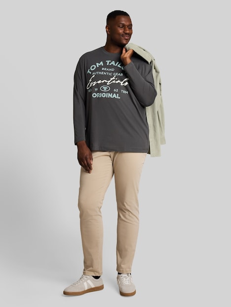 Langarmshirt mit Logo-Print
