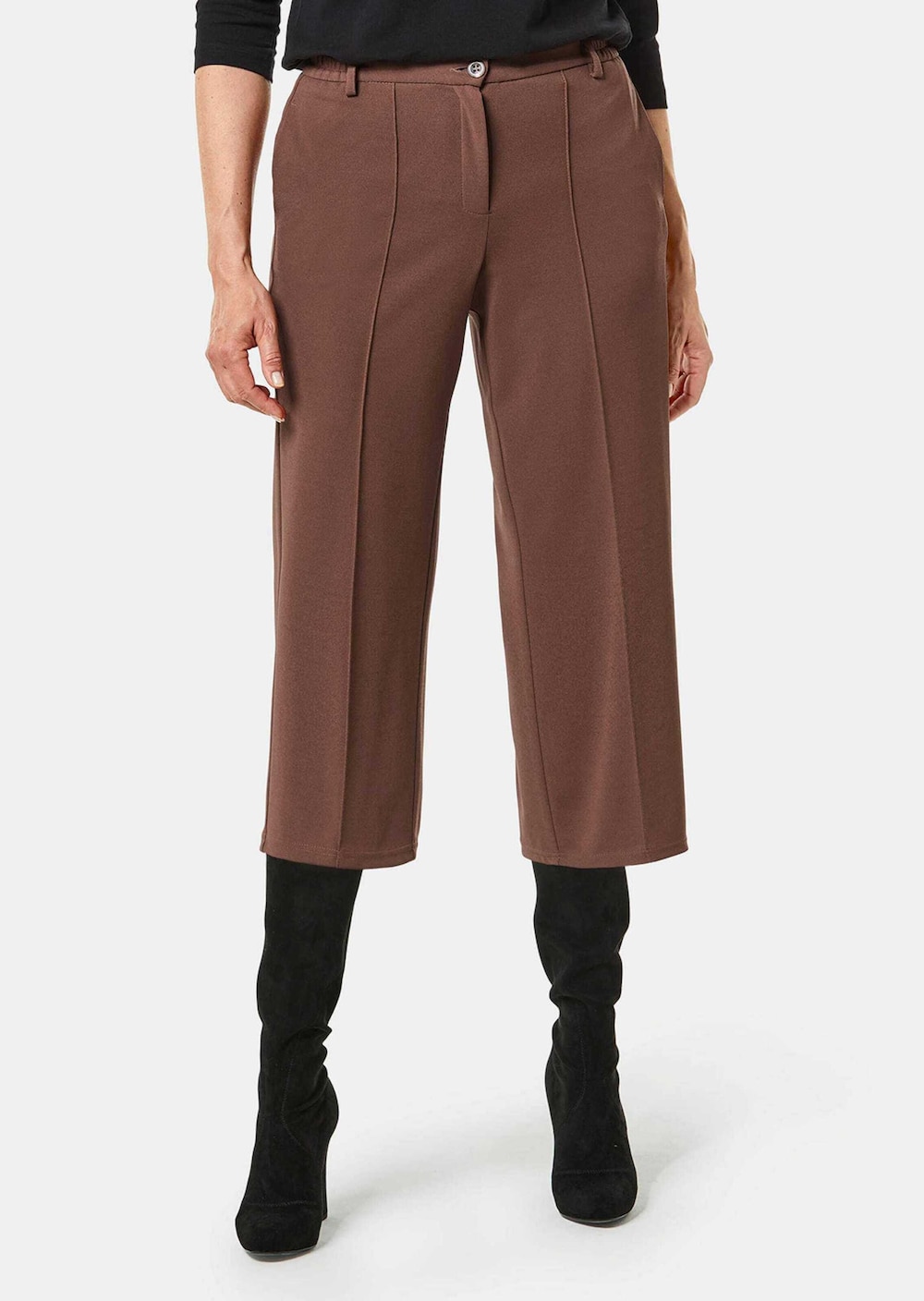Bequeme Culotte mit streckender Biese