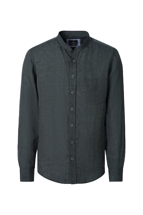Leinenhemd uni Casual Fit