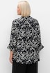 Hemdbluse 3/4-Arm Sonstiges Muster Hemdkragen
