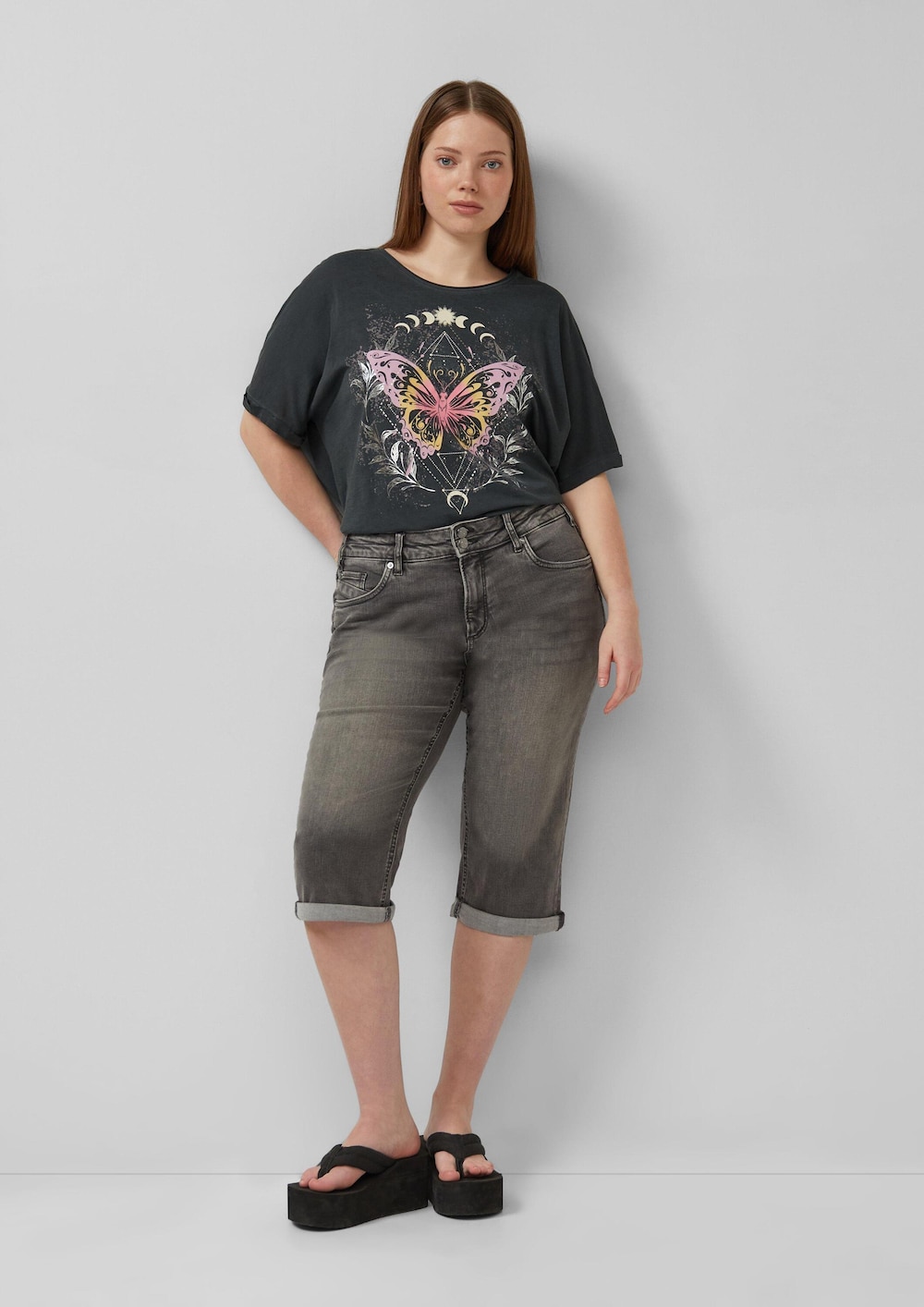 Jeans Catie / Mid Rise / Capri