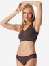 Schiesser Damen Slip Invisible Cotton deepbrown