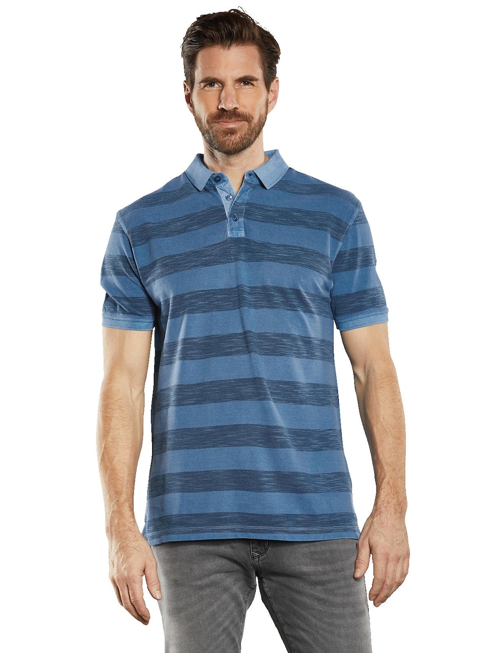 Polo-Shirt gestreift