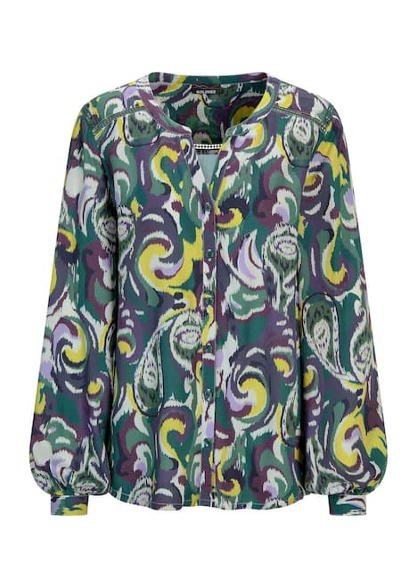 GOLDNER Blouse met print Luchtige blouse met wijde mouwen