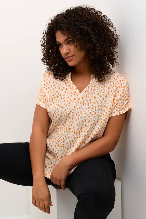 Kurzarm-Bluse Regular fit