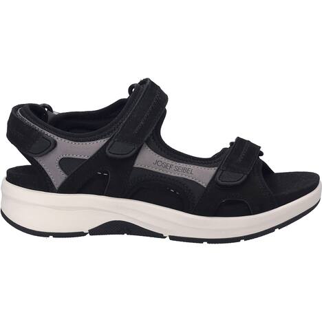 Damen Sandale Estelle 02, schwarz-grau