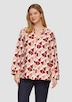 Strukturierte Bluse aus Viskosemix