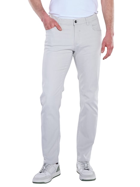 Herren Leichte superstretch Jeans , Hellgrau