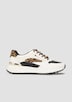 Sneaker in Leder-Optik mit Artwork