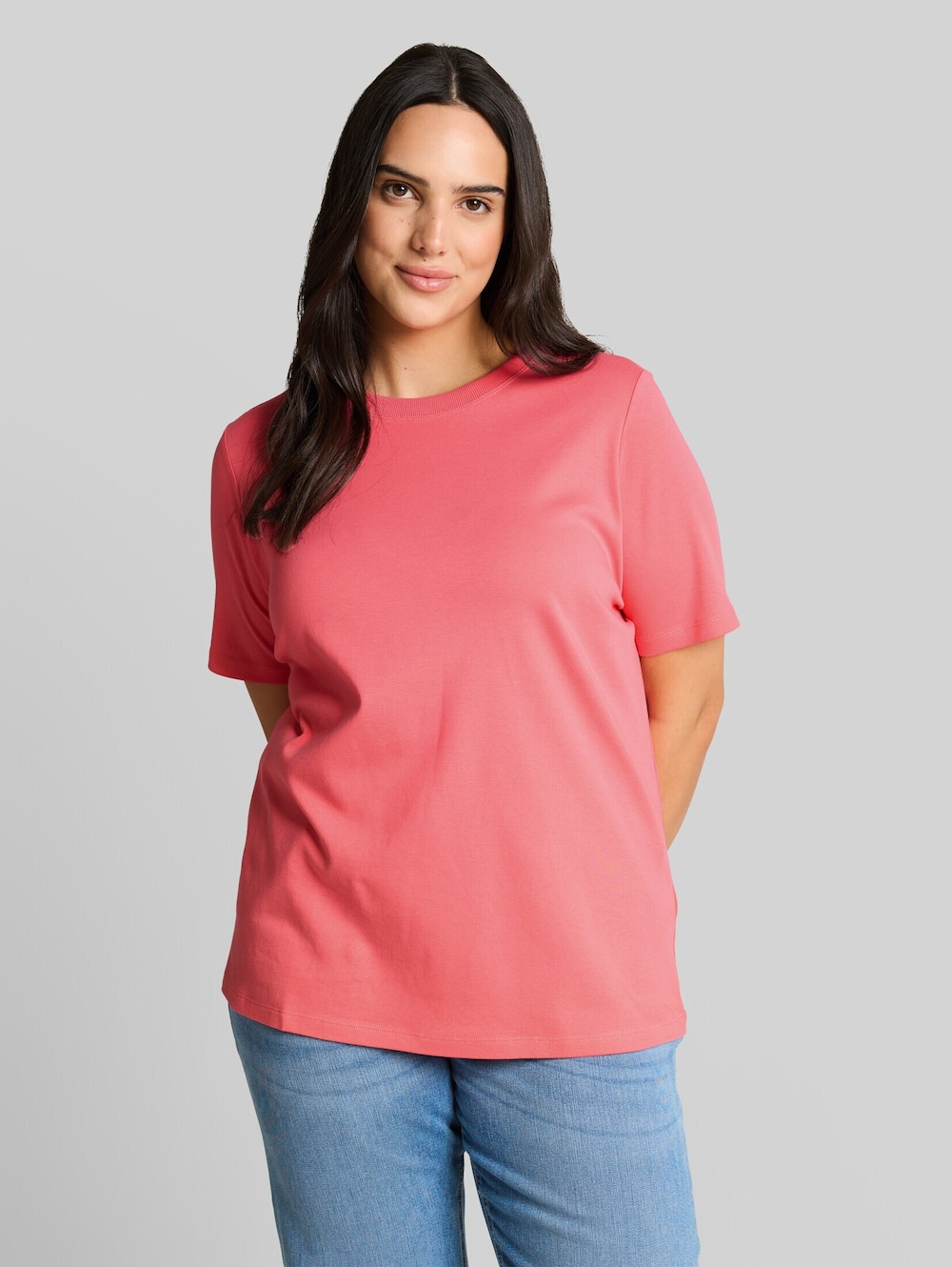 Basic T-Shirt aus Baumwolle
