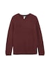 Pullover mit Rippstruktur und Rollkanten