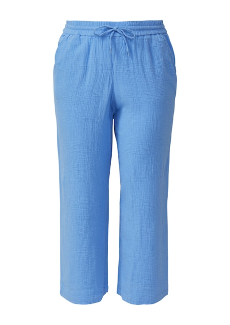 Musselin Hose mit weitem Bein