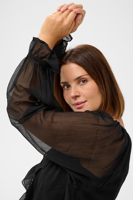 Langarm-Bluse Regular fit