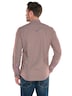 Herren Hemd langarm , Rostorange