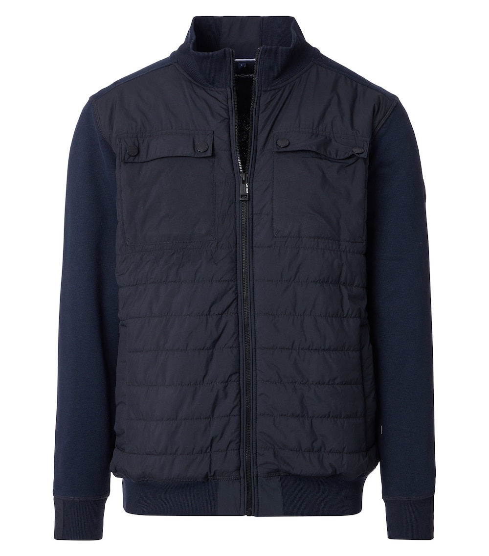 Sweatjacke uni Basic Circular Knit