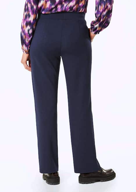 Weite Stoffhose VERA mit Biesen