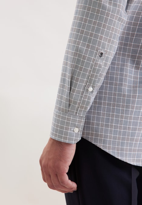 Herren Business Hemd - Karo