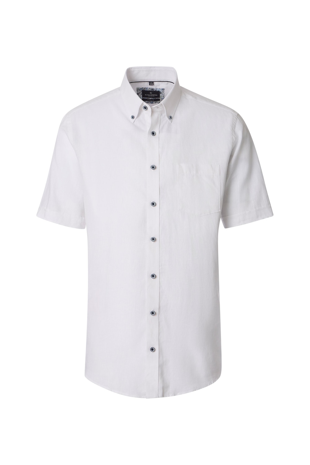 Leinenhemd kurzarm uni Comfort Fit