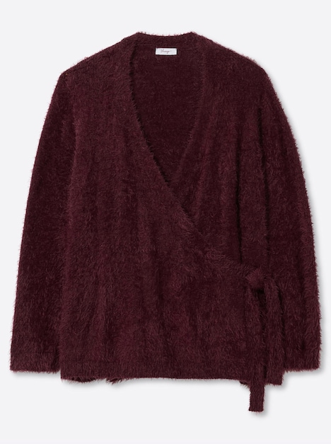 Langarm-Pullover Langarm-Pullover mit Flauschgarn Langarm