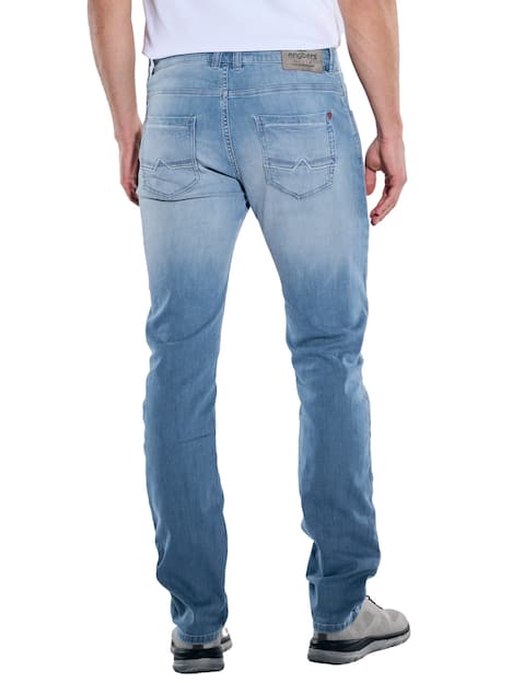 engbers Herren Super-Stretch-Jeans regular , Mittelblau