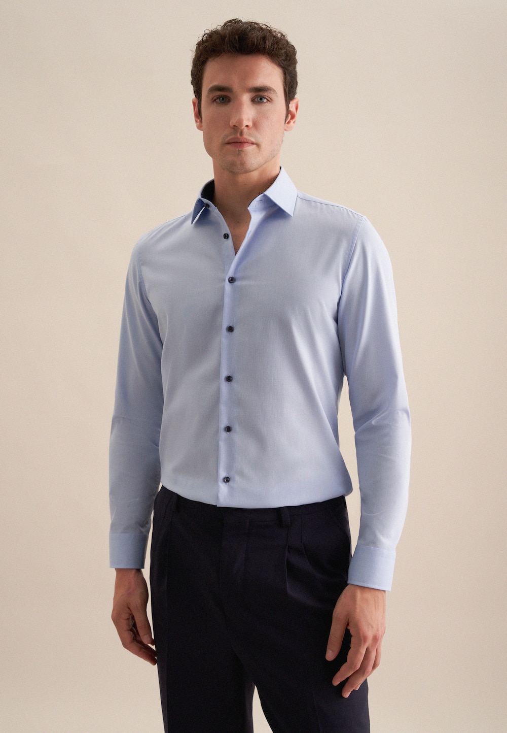 Herren Business Hemd - Uni