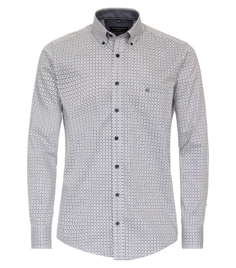 Freizeithemd extra langer Arm 72cm Print Casual Fit