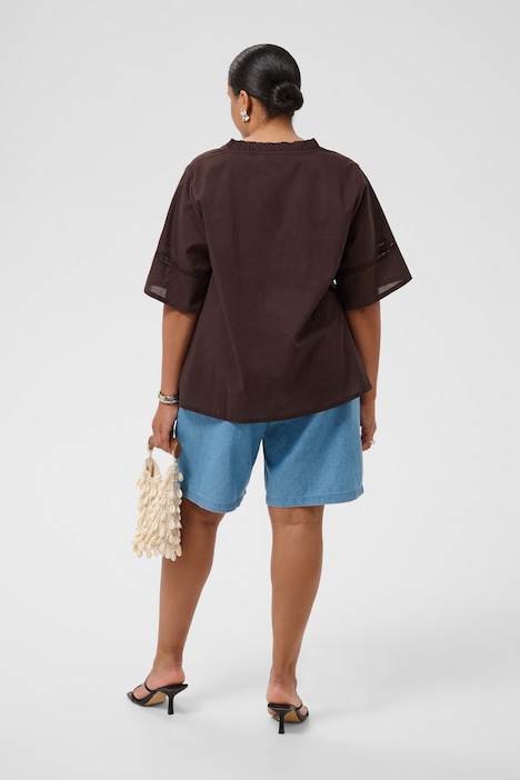 Langarm-Bluse Regular fit