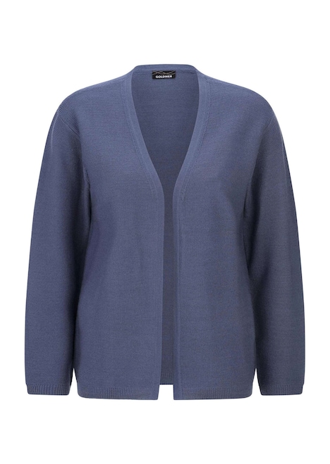 Feinstrickjacke mit Schurwolle