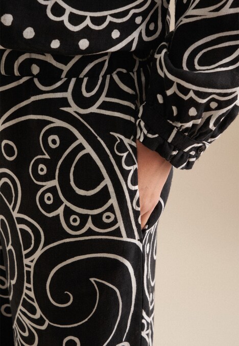 Damen Hose - Paisley