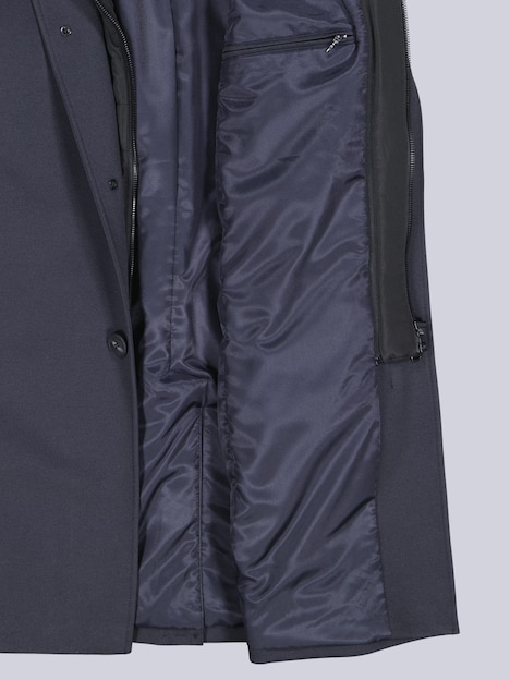 Herren Mantel , Saphirblau