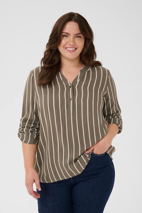 Langarm-Bluse Regular fit