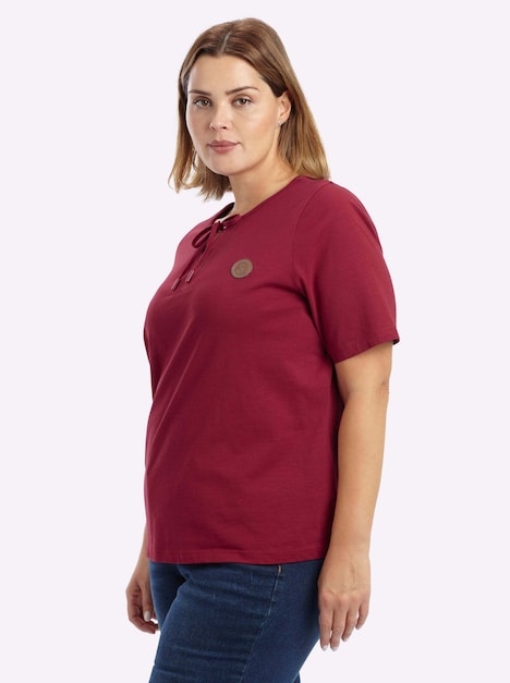 Halbarmshirt Kurzarm Ohne Kragen