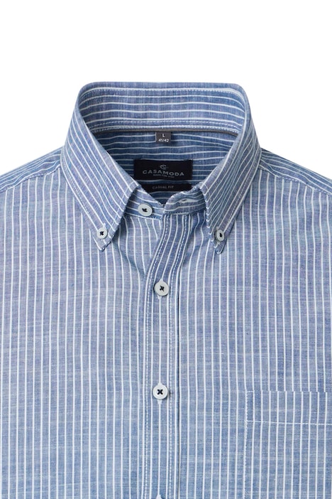 Freizeithemd Kurzarm gestreift Casual Fit