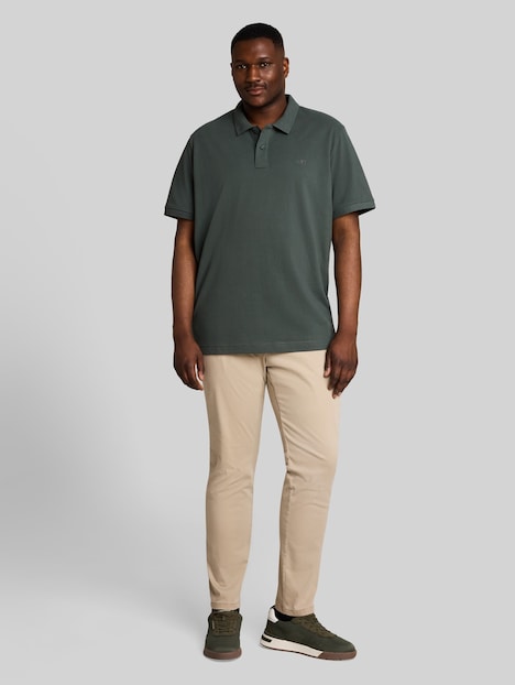 Piqué Poloshirt mit Logo-Stickerei
