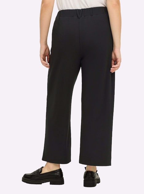 Hose Culotte in Struktur-Optik Rundumdehnbund