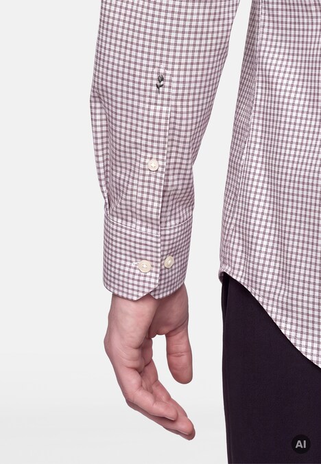 Herren Business Hemd - Karo