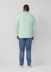 Langarm-Poloshirt mit Waffelstruktur und Logo-Patch