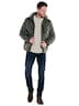 engbers Herren Steppjacke mit abnehmbarer Kapuze , Oliv