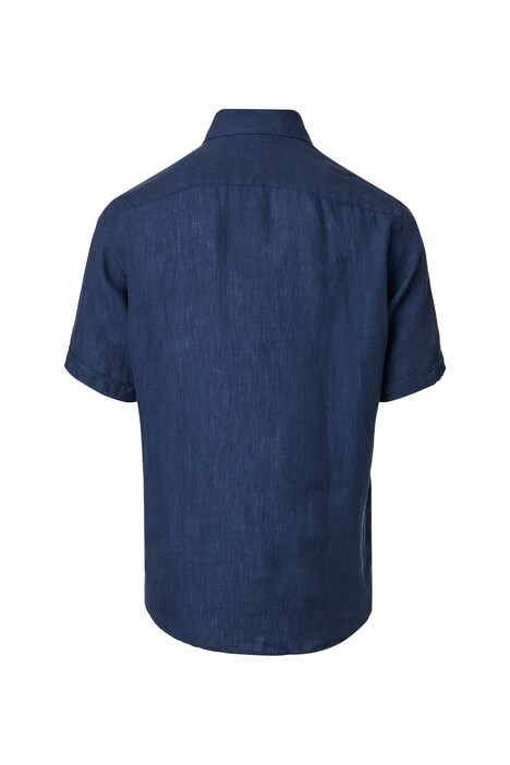 Leinenhemd Kurzarm uni Casual Fit