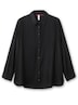 Hemdbluse Klassische Bluse aus Twillqualität Langarm Uni Hemdkragen