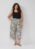 Culotte aus Viskosemix mit All-over-Print
