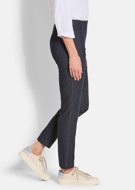 GOLDNER Broek LOUISA Bengaline broek LOUISA in denimlook