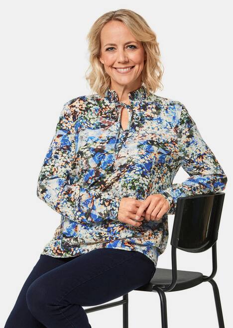 GOLDNER Blouse met print Gedessineerde blouse