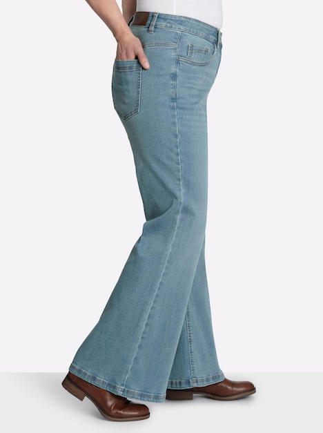 Bootcut-Jeans Bootcut-Jeans mit stark ausgestelltem Saum normal Formbund