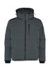 Wasserabweisende Steppjacke mit abnehmbarer Kapuze