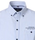 Freizeithemd Kurzarm gestreift Casual Fit
