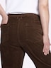 Cord-Hose Cordhose mit schmalem Bein normal Elastische Einsätze