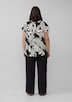 Strukturierte Bluse mit Raff-Details